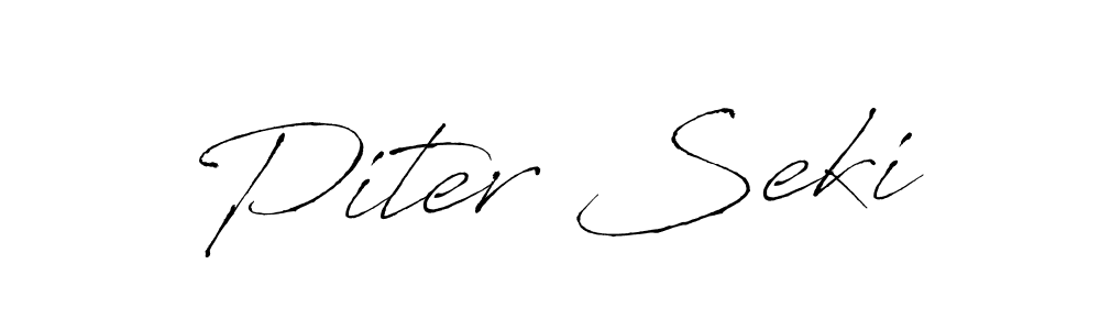 Also we have Piter Seki name is the best signature style. Create professional handwritten signature collection using Antro_Vectra autograph style. Piter Seki signature style 6 images and pictures png