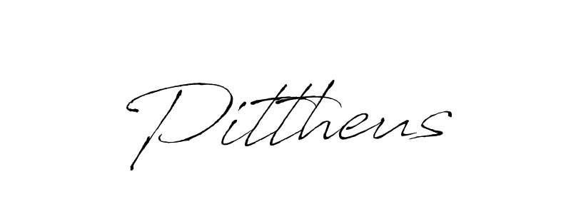 How to make Pittheus name signature. Use Antro_Vectra style for creating short signs online. This is the latest handwritten sign. Pittheus signature style 6 images and pictures png