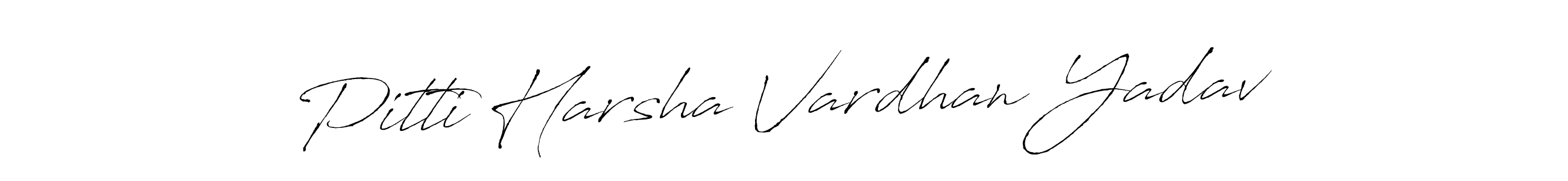 The best way (Antro_Vectra) to make a short signature is to pick only two or three words in your name. The name Pitti Harsha Vardhan Yadav include a total of six letters. For converting this name. Pitti Harsha Vardhan Yadav signature style 6 images and pictures png