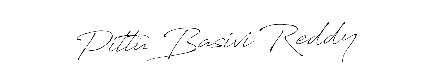 Antro_Vectra is a professional signature style that is perfect for those who want to add a touch of class to their signature. It is also a great choice for those who want to make their signature more unique. Get Pittu Basivi Reddy name to fancy signature for free. Pittu Basivi Reddy signature style 6 images and pictures png