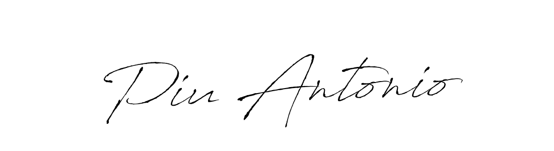 Antro_Vectra is a professional signature style that is perfect for those who want to add a touch of class to their signature. It is also a great choice for those who want to make their signature more unique. Get Piu Antonio name to fancy signature for free. Piu Antonio signature style 6 images and pictures png