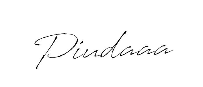 Once you've used our free online signature maker to create your best signature Antro_Vectra style, it's time to enjoy all of the benefits that Piudaaa name signing documents. Piudaaa signature style 6 images and pictures png