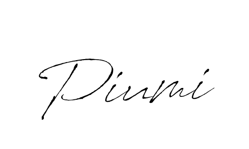 Piumi stylish signature style. Best Handwritten Sign (Antro_Vectra) for my name. Handwritten Signature Collection Ideas for my name Piumi. Piumi signature style 6 images and pictures png