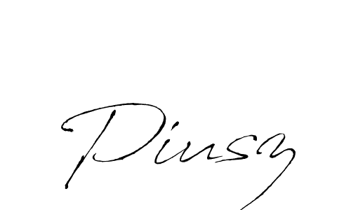 How to make Piusz signature? Antro_Vectra is a professional autograph style. Create handwritten signature for Piusz name. Piusz signature style 6 images and pictures png