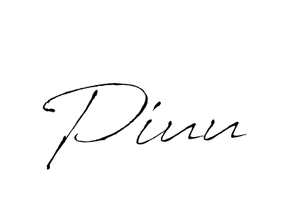 Similarly Antro_Vectra is the best handwritten signature design. Signature creator online .You can use it as an online autograph creator for name Piuu. Piuu signature style 6 images and pictures png