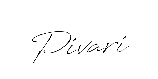 Pivari stylish signature style. Best Handwritten Sign (Antro_Vectra) for my name. Handwritten Signature Collection Ideas for my name Pivari. Pivari signature style 6 images and pictures png