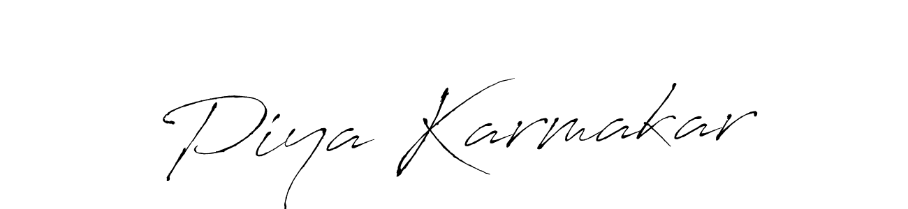 Also You can easily find your signature by using the search form. We will create Piya Karmakar name handwritten signature images for you free of cost using Antro_Vectra sign style. Piya Karmakar signature style 6 images and pictures png