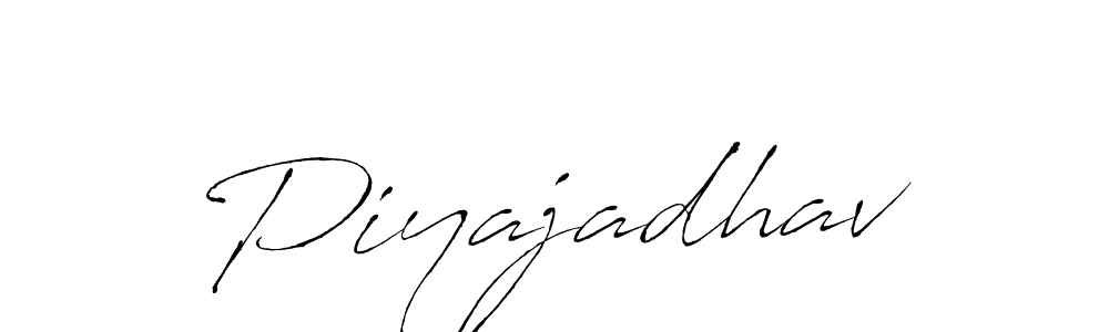 Piyajadhav stylish signature style. Best Handwritten Sign (Antro_Vectra) for my name. Handwritten Signature Collection Ideas for my name Piyajadhav. Piyajadhav signature style 6 images and pictures png