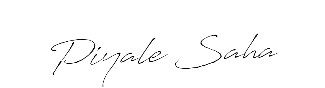 Piyale Saha stylish signature style. Best Handwritten Sign (Antro_Vectra) for my name. Handwritten Signature Collection Ideas for my name Piyale Saha. Piyale Saha signature style 6 images and pictures png