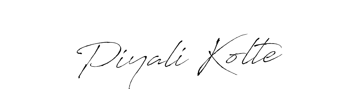 How to Draw Piyali Kolte signature style? Antro_Vectra is a latest design signature styles for name Piyali Kolte. Piyali Kolte signature style 6 images and pictures png