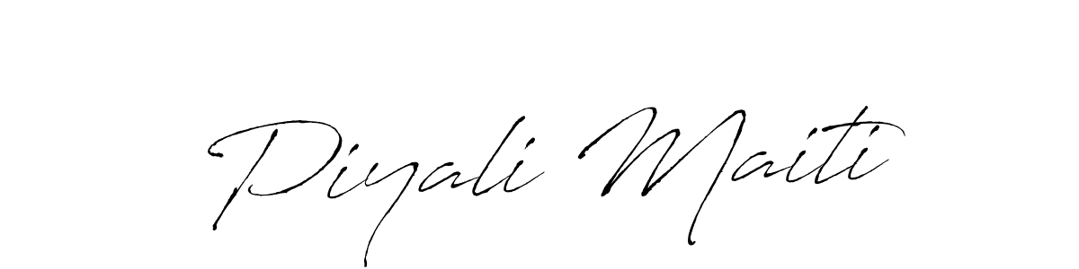 Antro_Vectra is a professional signature style that is perfect for those who want to add a touch of class to their signature. It is also a great choice for those who want to make their signature more unique. Get Piyali Maiti name to fancy signature for free. Piyali Maiti signature style 6 images and pictures png
