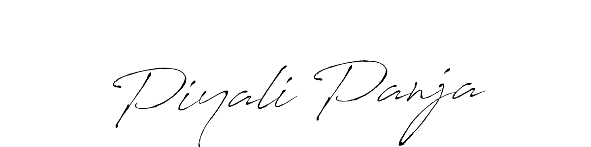 Make a beautiful signature design for name Piyali Panja. With this signature (Antro_Vectra) style, you can create a handwritten signature for free. Piyali Panja signature style 6 images and pictures png