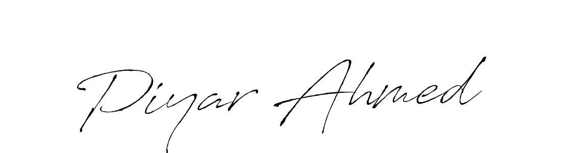 Use a signature maker to create a handwritten signature online. With this signature software, you can design (Antro_Vectra) your own signature for name Piyar Ahmed. Piyar Ahmed signature style 6 images and pictures png