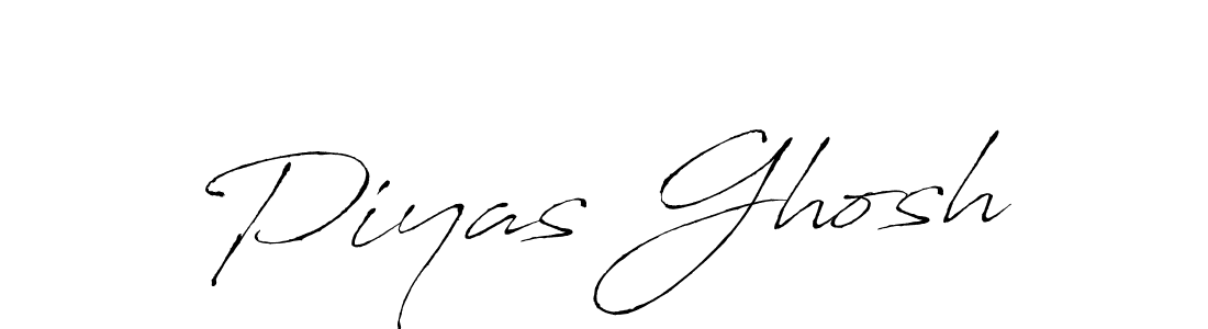 Design your own signature with our free online signature maker. With this signature software, you can create a handwritten (Antro_Vectra) signature for name Piyas Ghosh. Piyas Ghosh signature style 6 images and pictures png