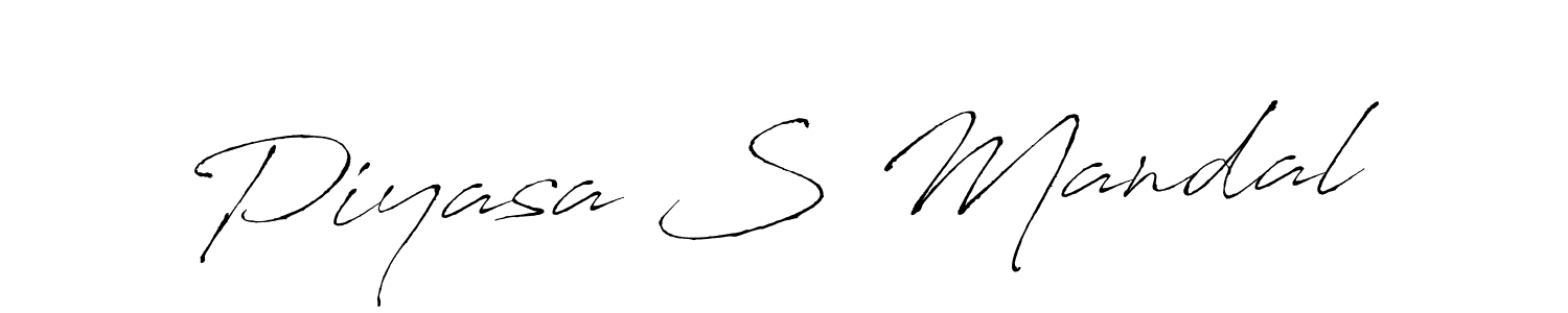 Antro_Vectra is a professional signature style that is perfect for those who want to add a touch of class to their signature. It is also a great choice for those who want to make their signature more unique. Get Piyasa S Mandal name to fancy signature for free. Piyasa S Mandal signature style 6 images and pictures png