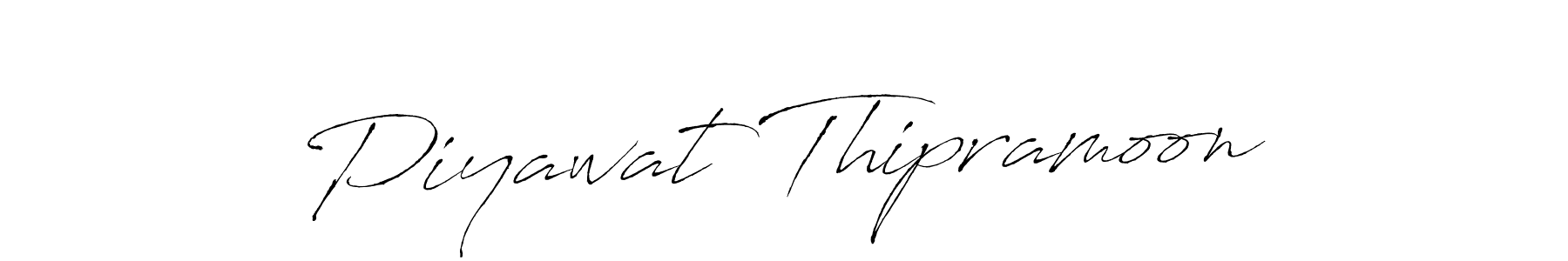 The best way (Antro_Vectra) to make a short signature is to pick only two or three words in your name. The name Piyawat Thipramoon include a total of six letters. For converting this name. Piyawat Thipramoon signature style 6 images and pictures png