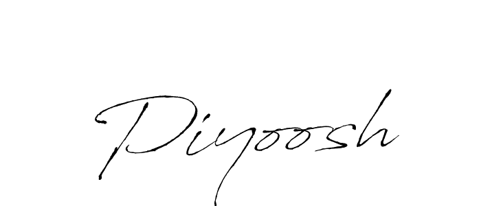 Similarly Antro_Vectra is the best handwritten signature design. Signature creator online .You can use it as an online autograph creator for name Piyoosh. Piyoosh signature style 6 images and pictures png