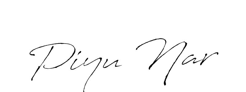 Once you've used our free online signature maker to create your best signature Antro_Vectra style, it's time to enjoy all of the benefits that Piyu Nar name signing documents. Piyu Nar signature style 6 images and pictures png
