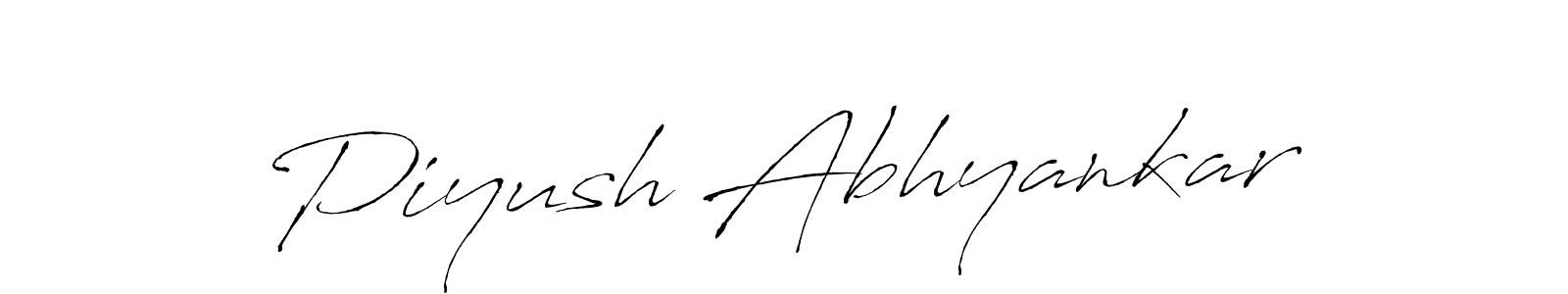 You should practise on your own different ways (Antro_Vectra) to write your name (Piyush Abhyankar) in signature. don't let someone else do it for you. Piyush Abhyankar signature style 6 images and pictures png