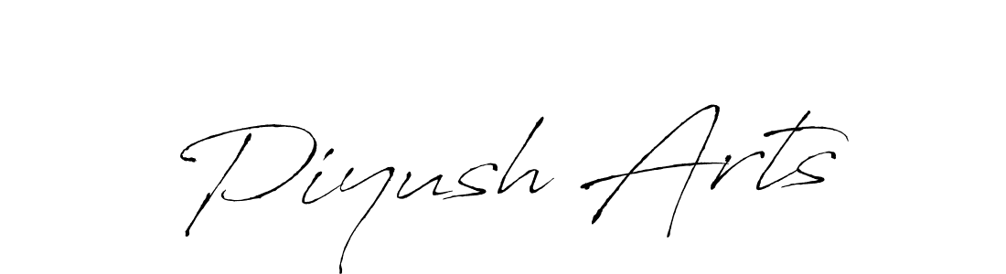 Make a beautiful signature design for name Piyush Arts. With this signature (Antro_Vectra) style, you can create a handwritten signature for free. Piyush Arts signature style 6 images and pictures png