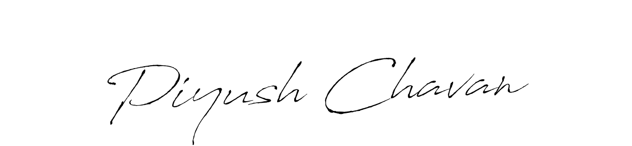 The best way (Antro_Vectra) to make a short signature is to pick only two or three words in your name. The name Piyush Chavan include a total of six letters. For converting this name. Piyush Chavan signature style 6 images and pictures png