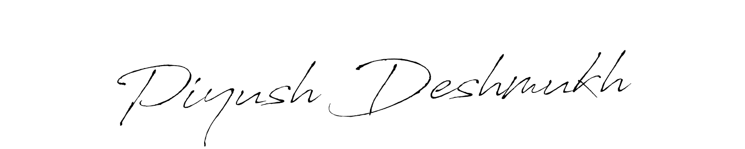 Similarly Antro_Vectra is the best handwritten signature design. Signature creator online .You can use it as an online autograph creator for name Piyush Deshmukh. Piyush Deshmukh signature style 6 images and pictures png