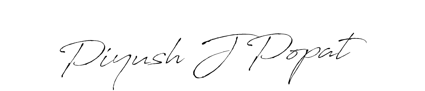 Once you've used our free online signature maker to create your best signature Antro_Vectra style, it's time to enjoy all of the benefits that Piyush J Popat name signing documents. Piyush J Popat signature style 6 images and pictures png