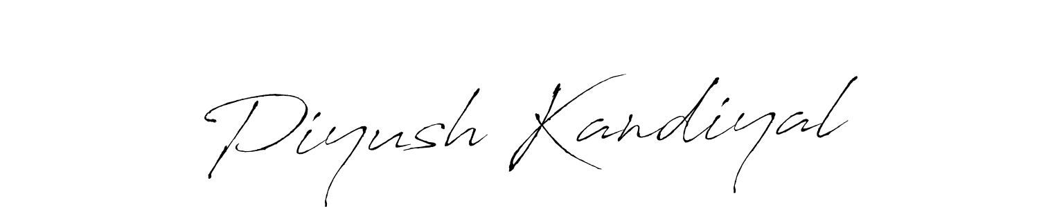 You should practise on your own different ways (Antro_Vectra) to write your name (Piyush Kandiyal) in signature. don't let someone else do it for you. Piyush Kandiyal signature style 6 images and pictures png