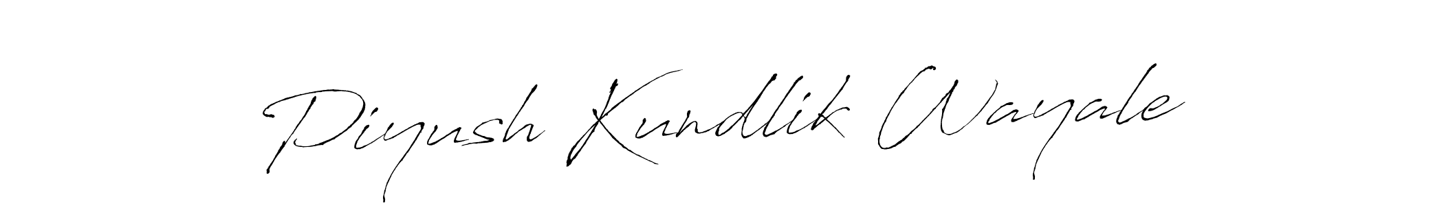 Similarly Antro_Vectra is the best handwritten signature design. Signature creator online .You can use it as an online autograph creator for name Piyush Kundlik Wayale. Piyush Kundlik Wayale signature style 6 images and pictures png