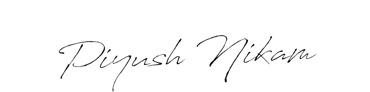 How to Draw Piyush Nikam signature style? Antro_Vectra is a latest design signature styles for name Piyush Nikam. Piyush Nikam signature style 6 images and pictures png