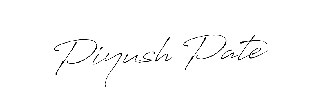 Also You can easily find your signature by using the search form. We will create Piyush Pate name handwritten signature images for you free of cost using Antro_Vectra sign style. Piyush Pate signature style 6 images and pictures png