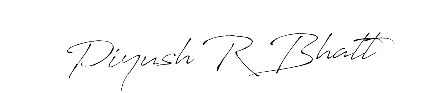 Make a short Piyush R Bhatt signature style. Manage your documents anywhere anytime using Antro_Vectra. Create and add eSignatures, submit forms, share and send files easily. Piyush R Bhatt signature style 6 images and pictures png