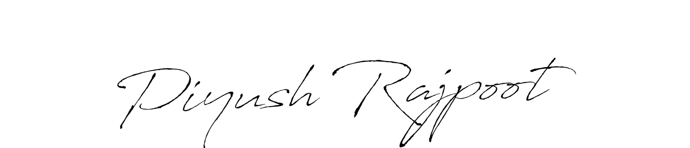 The best way (Antro_Vectra) to make a short signature is to pick only two or three words in your name. The name Piyush Rajpoot include a total of six letters. For converting this name. Piyush Rajpoot signature style 6 images and pictures png