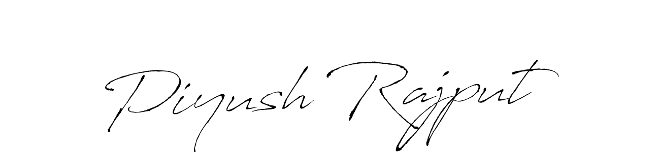 The best way (Antro_Vectra) to make a short signature is to pick only two or three words in your name. The name Piyush Rajput include a total of six letters. For converting this name. Piyush Rajput signature style 6 images and pictures png