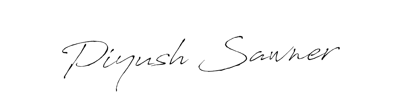 Make a beautiful signature design for name Piyush Sawner. Use this online signature maker to create a handwritten signature for free. Piyush Sawner signature style 6 images and pictures png