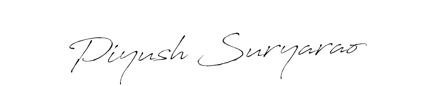 You can use this online signature creator to create a handwritten signature for the name Piyush Suryarao. This is the best online autograph maker. Piyush Suryarao signature style 6 images and pictures png