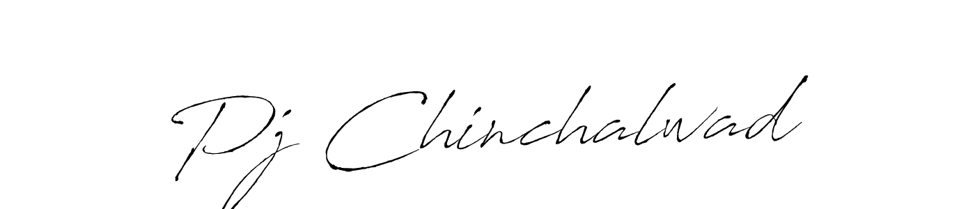 The best way (Antro_Vectra) to make a short signature is to pick only two or three words in your name. The name Pj Chinchalwad include a total of six letters. For converting this name. Pj Chinchalwad signature style 6 images and pictures png