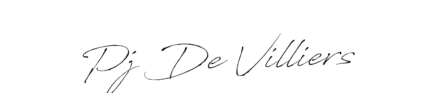 How to make Pj De Villiers signature? Antro_Vectra is a professional autograph style. Create handwritten signature for Pj De Villiers name. Pj De Villiers signature style 6 images and pictures png