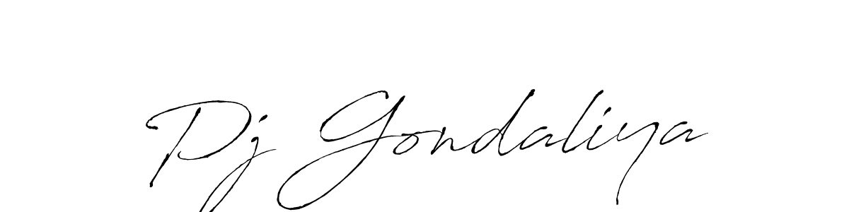 Here are the top 10 professional signature styles for the name Pj Gondaliya. These are the best autograph styles you can use for your name. Pj Gondaliya signature style 6 images and pictures png