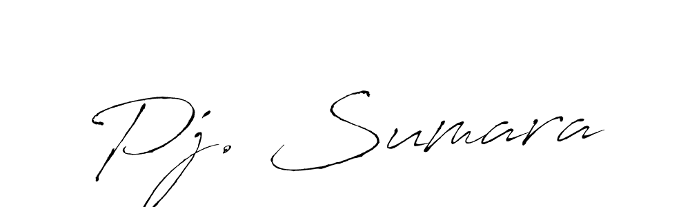 The best way (Antro_Vectra) to make a short signature is to pick only two or three words in your name. The name Pj. Sumara include a total of six letters. For converting this name. Pj. Sumara signature style 6 images and pictures png