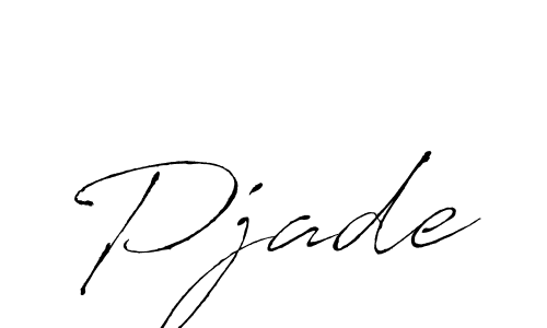 Similarly Antro_Vectra is the best handwritten signature design. Signature creator online .You can use it as an online autograph creator for name Pjade. Pjade signature style 6 images and pictures png