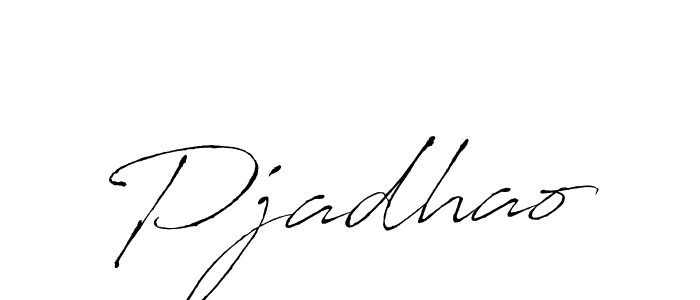 Also You can easily find your signature by using the search form. We will create Pjadhao name handwritten signature images for you free of cost using Antro_Vectra sign style. Pjadhao signature style 6 images and pictures png