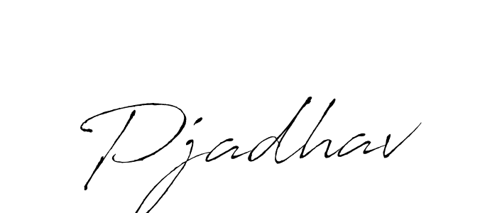 How to make Pjadhav signature? Antro_Vectra is a professional autograph style. Create handwritten signature for Pjadhav name. Pjadhav signature style 6 images and pictures png