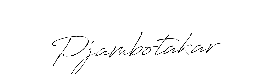 How to Draw Pjambotakar signature style? Antro_Vectra is a latest design signature styles for name Pjambotakar. Pjambotakar signature style 6 images and pictures png