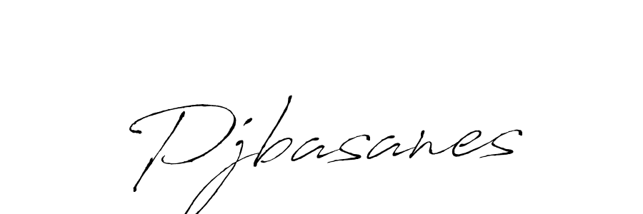Design your own signature with our free online signature maker. With this signature software, you can create a handwritten (Antro_Vectra) signature for name Pjbasanes. Pjbasanes signature style 6 images and pictures png