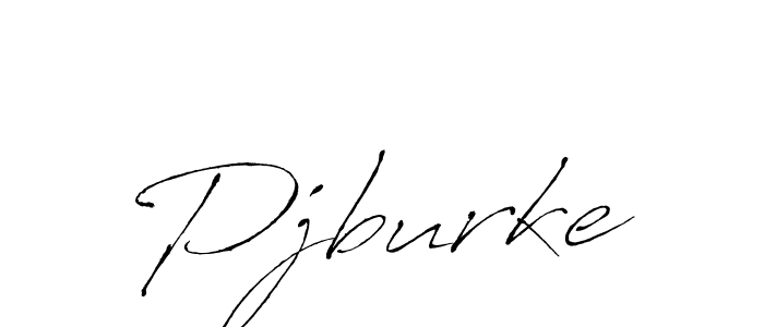 if you are searching for the best signature style for your name Pjburke. so please give up your signature search. here we have designed multiple signature styles  using Antro_Vectra. Pjburke signature style 6 images and pictures png