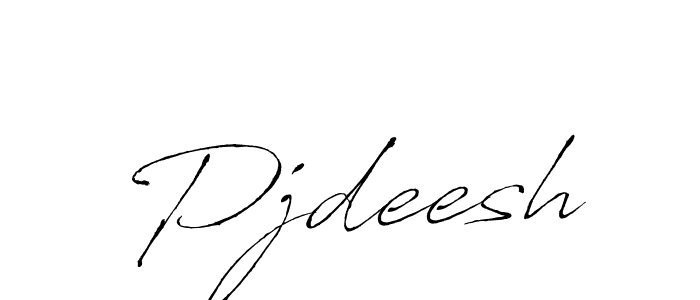 How to make Pjdeesh name signature. Use Antro_Vectra style for creating short signs online. This is the latest handwritten sign. Pjdeesh signature style 6 images and pictures png