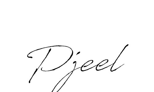 Also we have Pjeel name is the best signature style. Create professional handwritten signature collection using Antro_Vectra autograph style. Pjeel signature style 6 images and pictures png