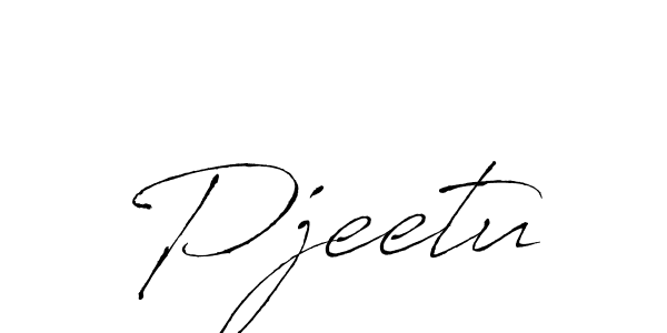 You should practise on your own different ways (Antro_Vectra) to write your name (Pjeetu) in signature. don't let someone else do it for you. Pjeetu signature style 6 images and pictures png