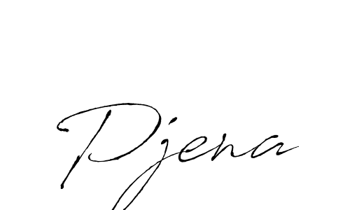 Use a signature maker to create a handwritten signature online. With this signature software, you can design (Antro_Vectra) your own signature for name Pjena. Pjena signature style 6 images and pictures png